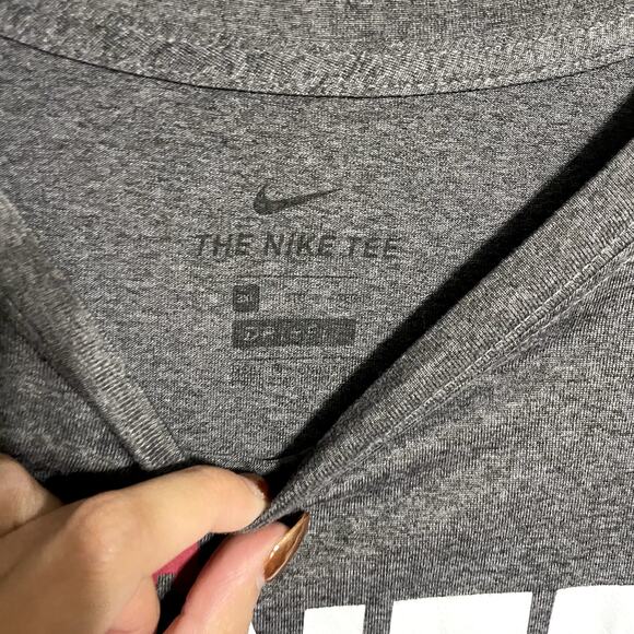 Nike Jordan Oklahoma Sooners Dri-FIT T-Shirt Gray Performance Tee - Size 2XL - Picture 3 of 6